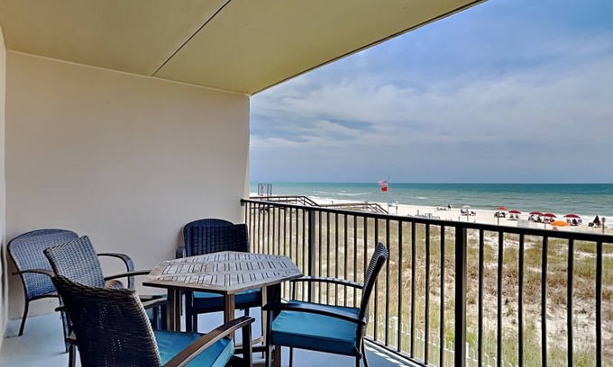 Ono Island Condo | Ocean Breeze West #205 | Beach Views, Balcony!