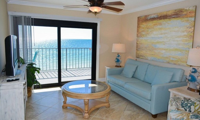 Ono Island Condo | Ocean Breeze West 602 Gulf Front Condominium-Pool-Free Daily Activities!
