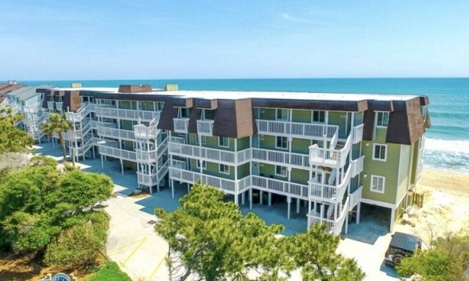 Kure Beach Condo | ☀️Ocean Dunes 2124C-Bella Vista-Oceanfront Condo-Close to Ferry!🚢