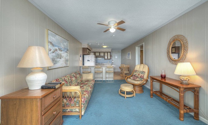 Myrtle Beach Condo | Ocean Forest Villas 209A - 2 Bedroom/2 Bath Ocean View Condo with Outdoor Swimming Pool, Hot Tub and Kiddie Pool