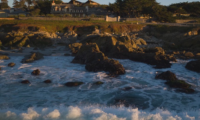 Del Monte Forest House | Ocean Front Beach House On 17 Mile Drive, Sunset View