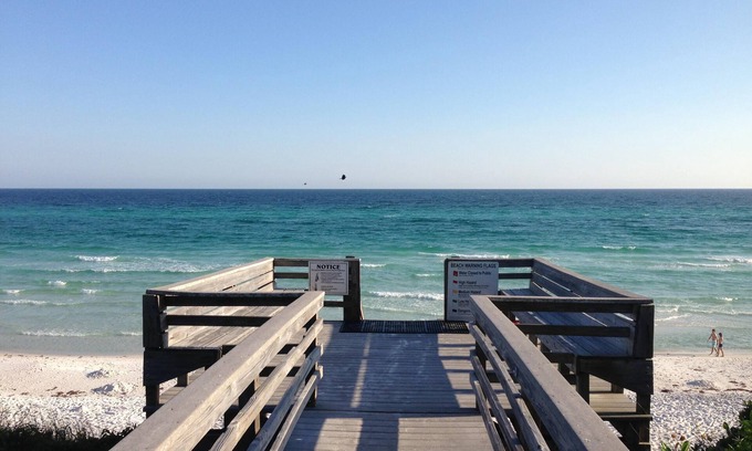 Seagrove Beach Condo | OCEAN FRONT CORNER UNIT 2 BEDROOM CONDO LOCATED 1 MILE FROM SEASIDE