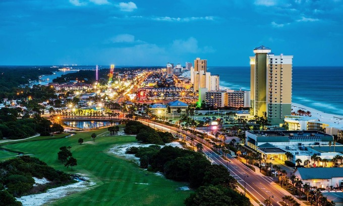 Panama City Beach Condo | OCEAN FRONT KING BDR, 2 BTH, FREE BCH CHAIRS , NEAR PIER PK, NEAR FRANK BROWN PK