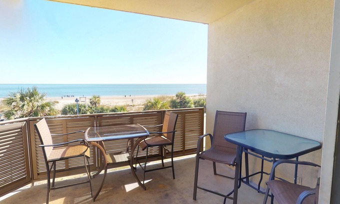 Tybee Island Condo | Ocean-front Luxury 3 BR Condo, Spectacular Views, Spacious