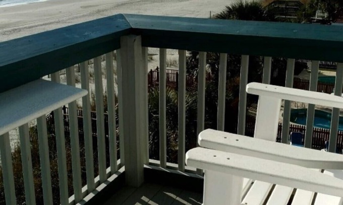 Surfside Beach Condo | Ocean front Million dollar view! Cozy couples retreat!