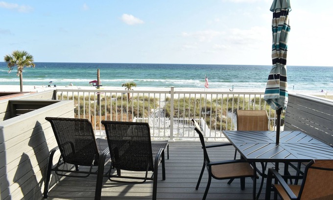West Panama City Beach House | OCEAN FRONT/ON THE BEACH Charming Townhome at West Side of PCB- LAGUNA BEACH