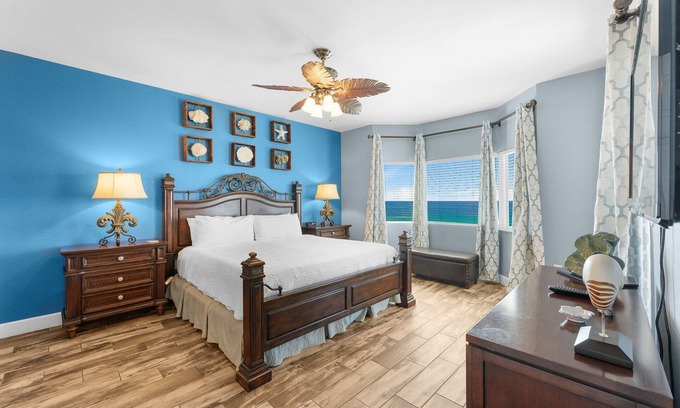 Panama City Beach Condo | Ocean Front, Pool & Short walk to Pier Park!