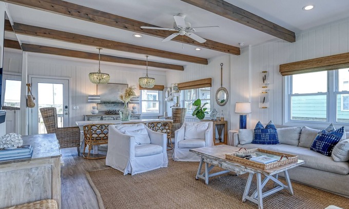 North Topsail Beach House | Ocean, ocean and MORE ocean! Renovated from top to bottom! Great for families!