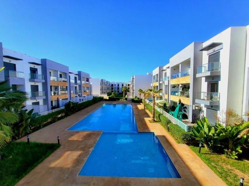 Dar Bouazza Apartment | Ocean Palm Aρραrt Pοοl Vieω
