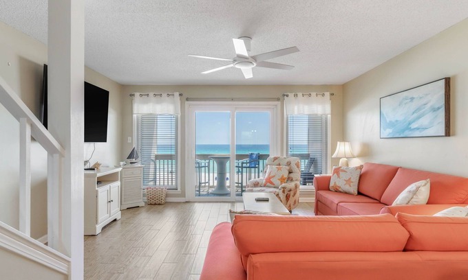 Sunnyside Condo | "Ocean Palms" 2 bedroom-Sleeps 6-Gulf Views
