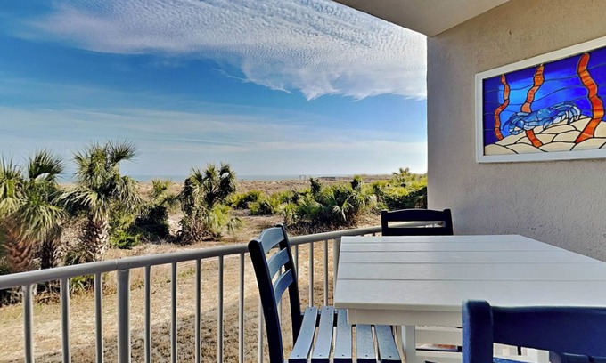 Tybee Island Condo | Ocean Song 312 | Oceanfront, Resort Style!