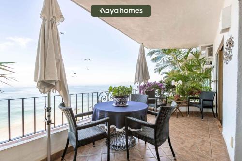 Emiliano Zapata Apartment | Ocean view 2Br Condo-Balcony-Beach-Pool