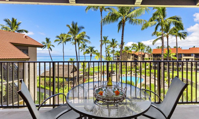 Honokowai Condo | Ocean view 3bd condo with tropical vibes and A/C