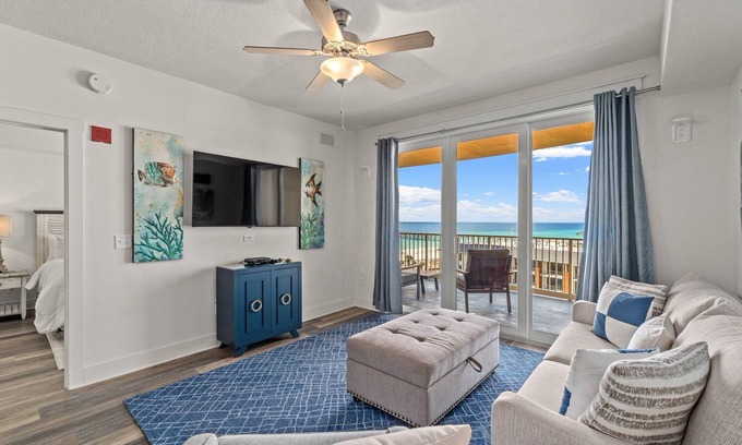 Panama City Beach Condo | Ocean View & Amazing Sunset Views at Calypso 3-709