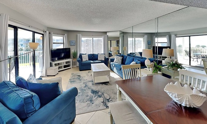 Butler Beach Condo | Ocean View Condo- Balcony, Resort Pools, Tennis, Gym + Beach Access