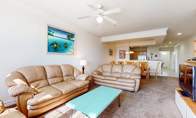 Sandbridge Condo | Ocean View Condo Steps from the Beach with Fast WiFi & On-Site Pool/Gym