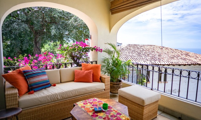 Amapas Condo | Ocean View from Estrellita del Mar 2BD Condo for rent in Amapas, Puerto vallarta