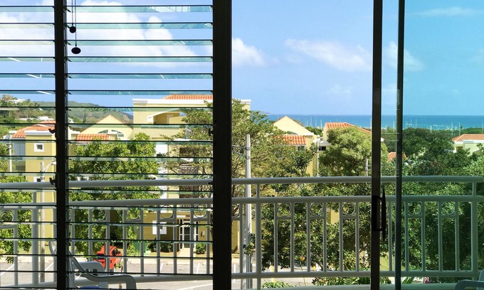 Machos Condo | Ocean view in this spacious resort-style condo.