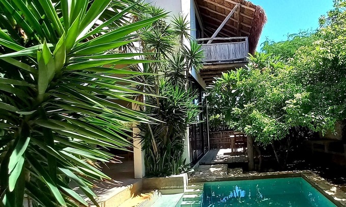 Isla Mujeres Apartment | Ocean View + Jungle Vibes. Tulum Inspired Loft.