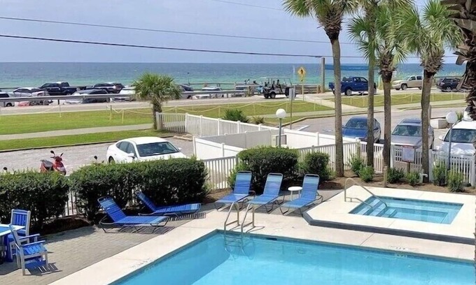 Miramar Beach Condo | Ocean View Miramar Beach Condo, Heated Pool Hot Tub, Trained Pets welcome