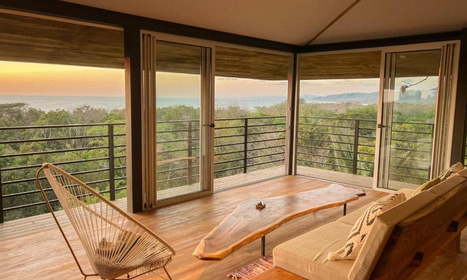 Mal Pais House | Ocean View Modern Jungle Vacation Home - Walking Distance to Playa Mal Pais