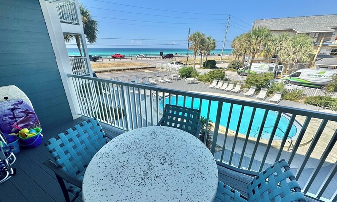 Miramar Beach Condo | Ocean view, steps from the Beach! 205 SB