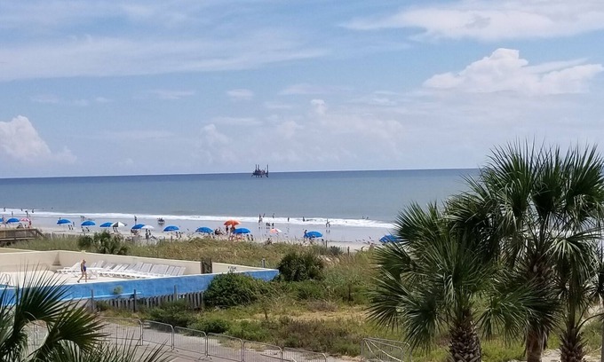 Myrtle Beach Apartment | Ocean View Studio at the OceanFront Landmark Resort with awesome water amenities