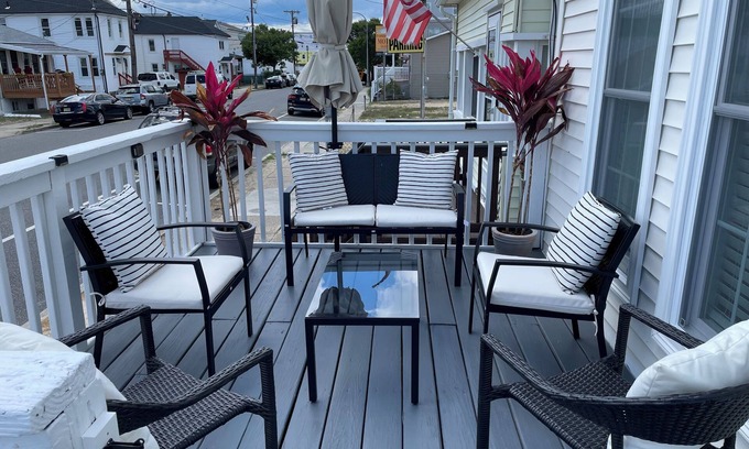 Seaside Heights Apartment | Ocean View-third house from the beach and boardwalk!