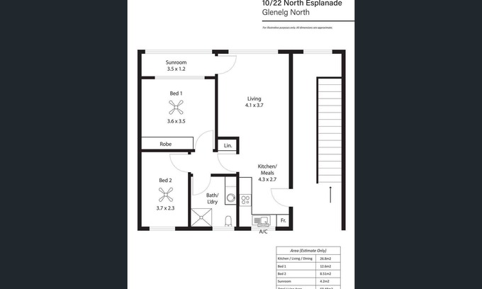 Glenelg North Apartment | ocean view two bedroom entire apartment