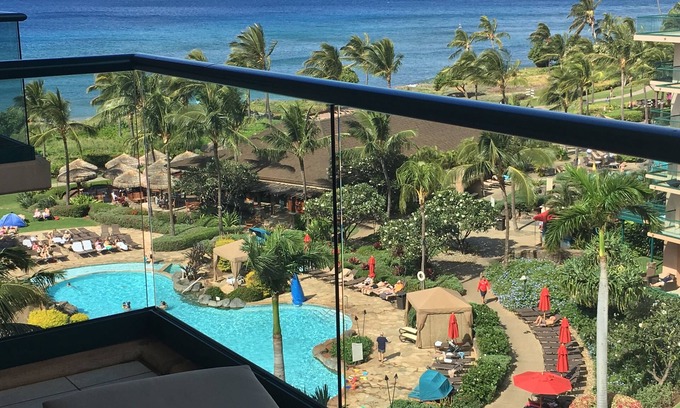 Honokowai Condo | Ocean View Upgraded Top Fl HOKU711 Shaded Lanai see condo comparison chart
