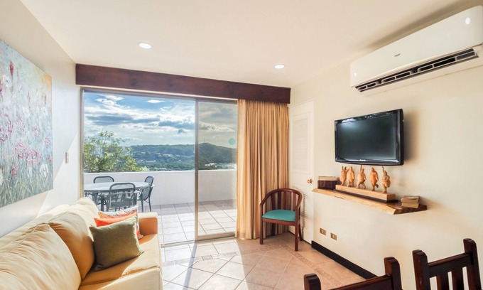 Playa Hermosa Villa | Ocean view villa w/terrace, free WiFi, and shared pool - walk to the beach
