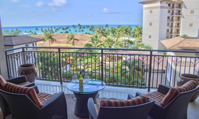 Ko Olina Condo | Ocean View Villa on 6th floor w/Semi-Private Elevator