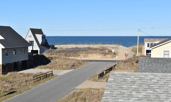 Colington House | Ocean Views with a 1 minute walk to beach access! Linens & Bath Towels included!