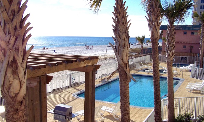 Long Beach Condo | Ocean Villa 906 2Br direct gulf front