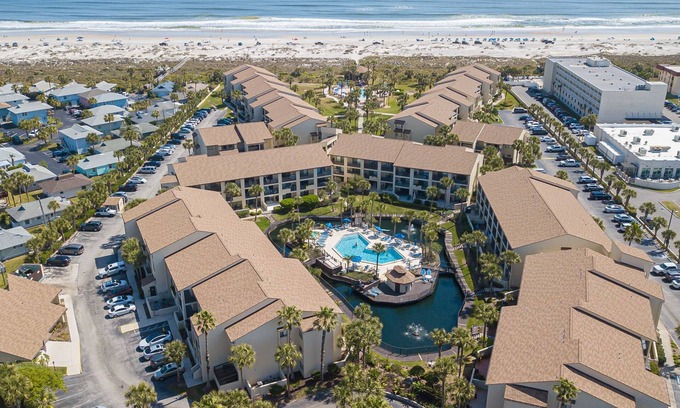 St. Augustine Beach Condo | Ocean Villas #42 Ocean view pet friendly condo