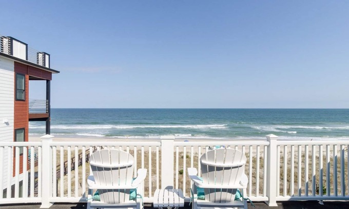 Wilmington Beach Condo | Oceanfront 3 Bedroom Penthouse with a Pool!