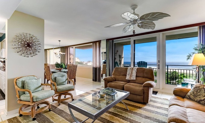 Fernandina Beach Condo | Oceanfront, 3 Bedroom/3 bath Beachwalker