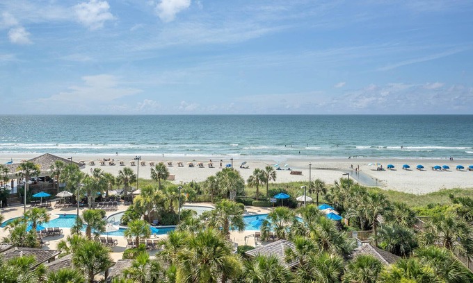 Arcadian Shores Condo | Oceanfront 3 bedroom unit - 402 Royale Palms - Kingston Plantation