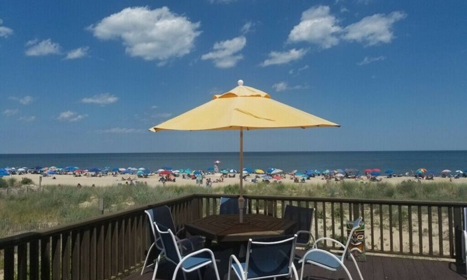 North Ocean City House | Oceanfront 3BR/2BA in North OC, Sleeps 8, full kitchen, 4 decks, on dune line