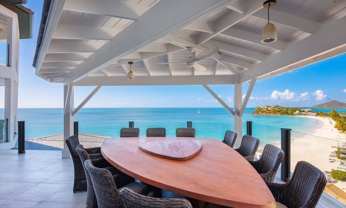 Fryes Beach Villa | Oceanfront 4-Bedroom Villa with Panoramic Caribbean Views