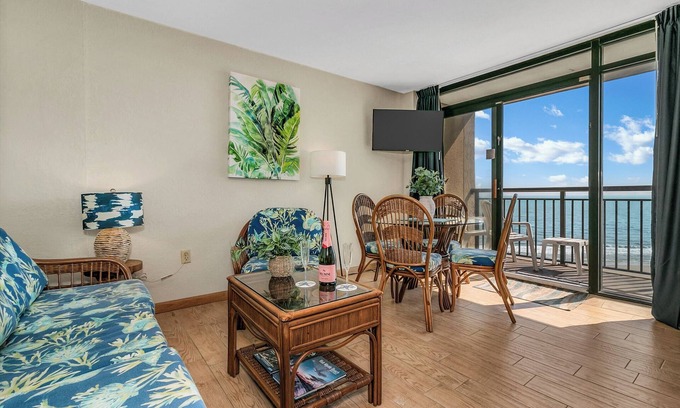 Windy Hill Condo | Oceanfront Condo just steps to the beach, Free parking and no resort fees!