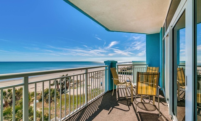 Myrtle Beach Condo | Oceanfront Charm | Poolside Views | Summer Retreat | OB 1101
