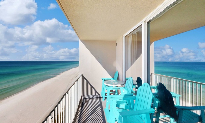 Panama City Beach House | Oceanfront Condo with Shared Pool & Hot Tub, Ocean View, and High-Speed WiFi
