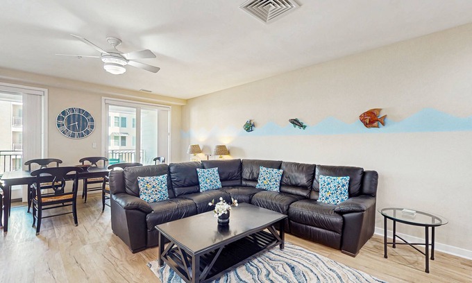 Sandbridge Condo | Oceanfront condo with back bay views, central AC, & pools - snowbird-friendly
