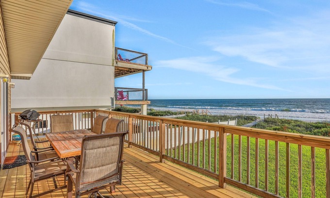 Vilano Beach House | Oceanfront condo with private beach access in a perfect location