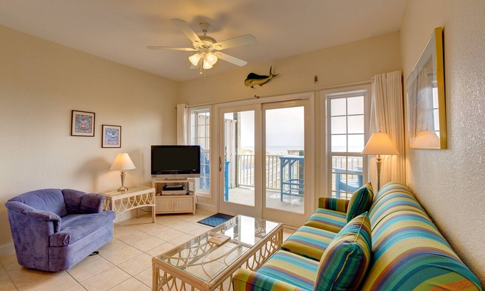 Hatteras Condo | Oceanfront cottage with ocean views, decks, hot tub, outdoor pool, washer/dryer