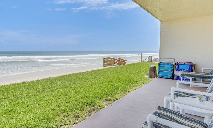 New Smyrna Beach Condo | Oceanfront Escape @ Hacienda del Sol II