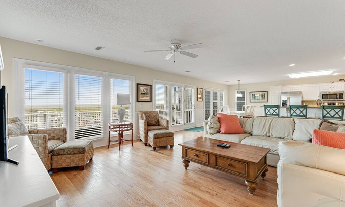 Holden Beach House | Oceanfront Family House w/Private Washer/Dryer, Central AC, WiFi, Private Pool