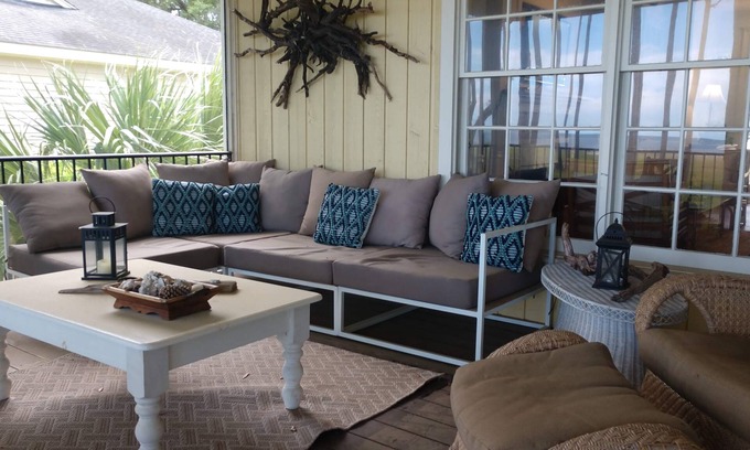 Melrose on the Beach House | Oceanfront. Golf cart included with booking. Pool is OPEN!