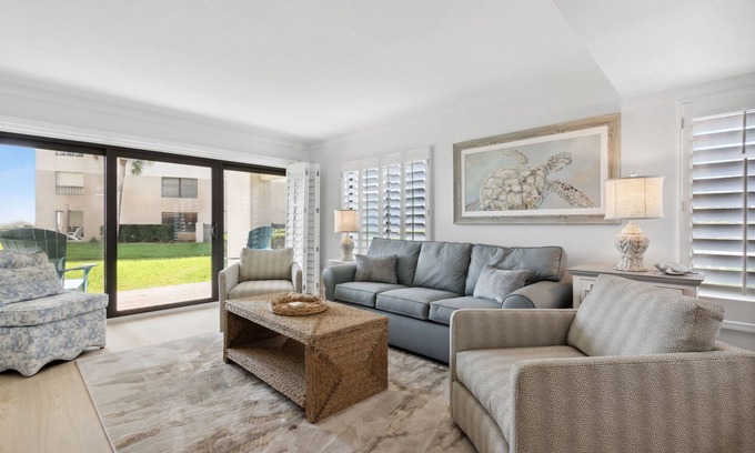 Amelia City Condo | Oceanfront | Ground Floor | Updated Amelia Surf and Racquet Condo
